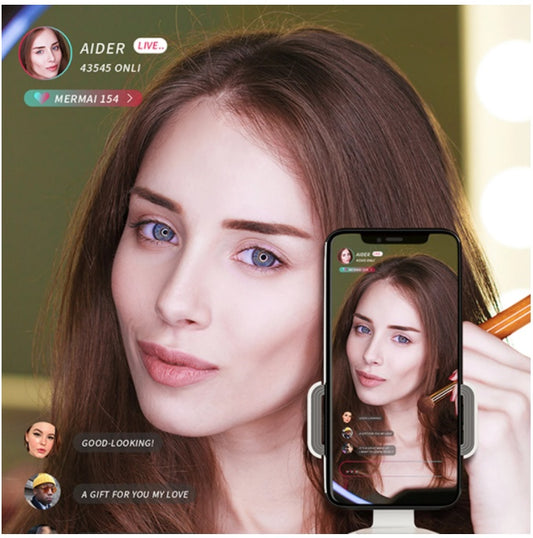 Compatible with Apple, Live Broadcast Stand Tripod Handheld Stabilizer